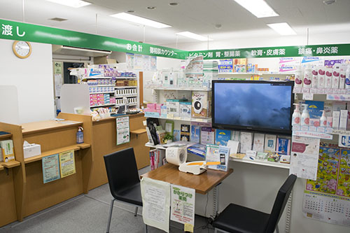 ▲テレビや冊子のご準備があります。